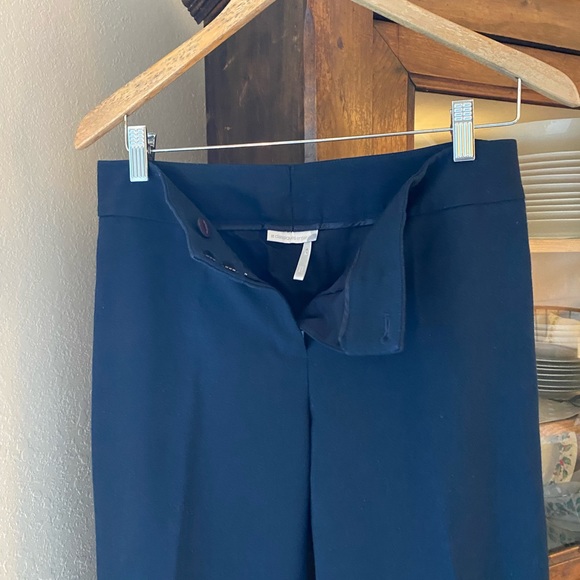 Classiques Entier Navy Blue Wide Leg Cuffed Trouser. - Picture 6 of 6